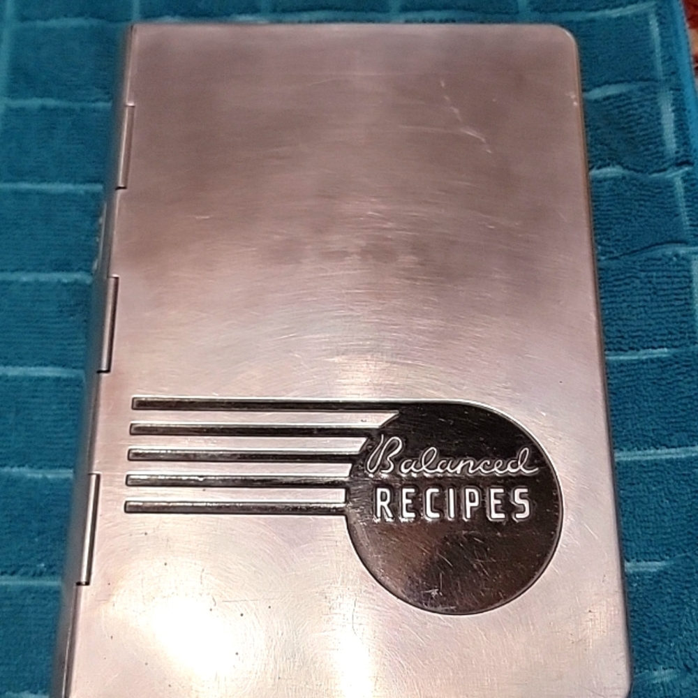 Vintage Pillsbury Cookbook with Aluminum Cover